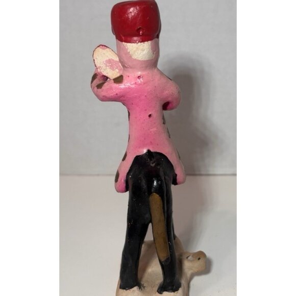 Vintage Portuguese Whistle Folk Art Musical Soldier Hand painted primitive - Picture 6 of 7